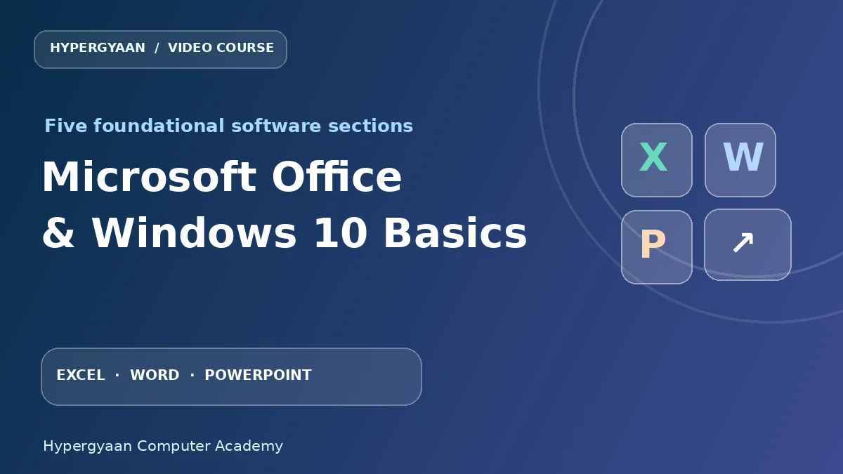 Microsoft Office & Windows 10 Basics course thumbnail